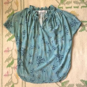 Amour Vert Claudie Blouse 100% Silk
